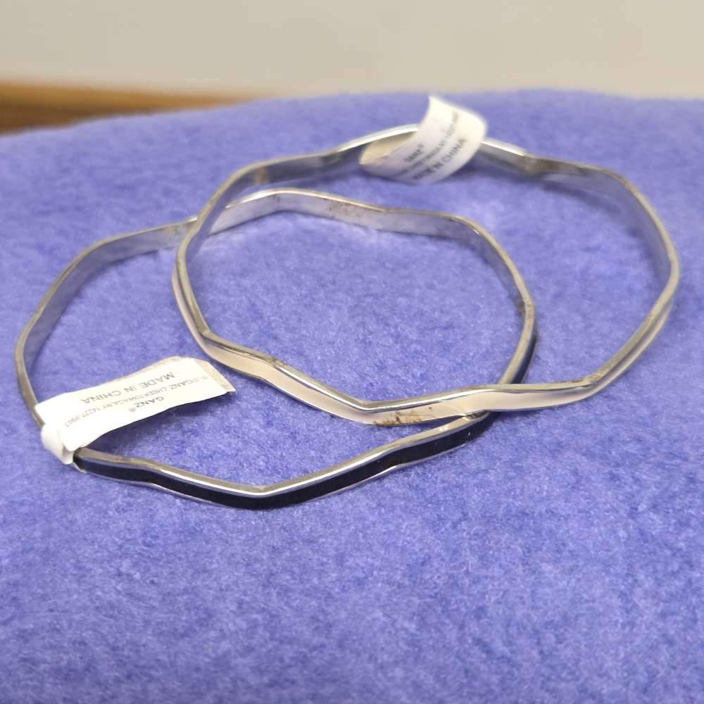 GANZ Silver Twisted Bracelets